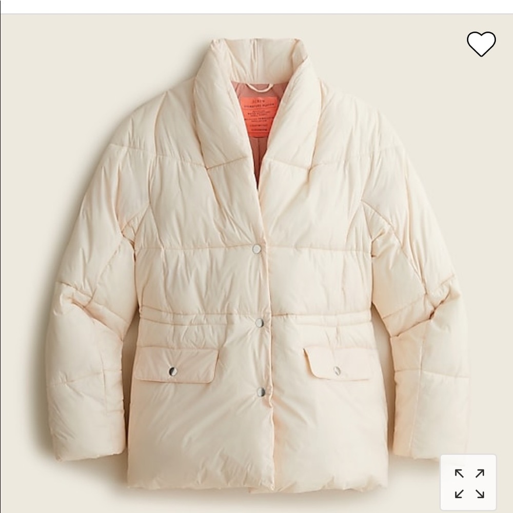 NWT JCREW Alps puffer with primaloft